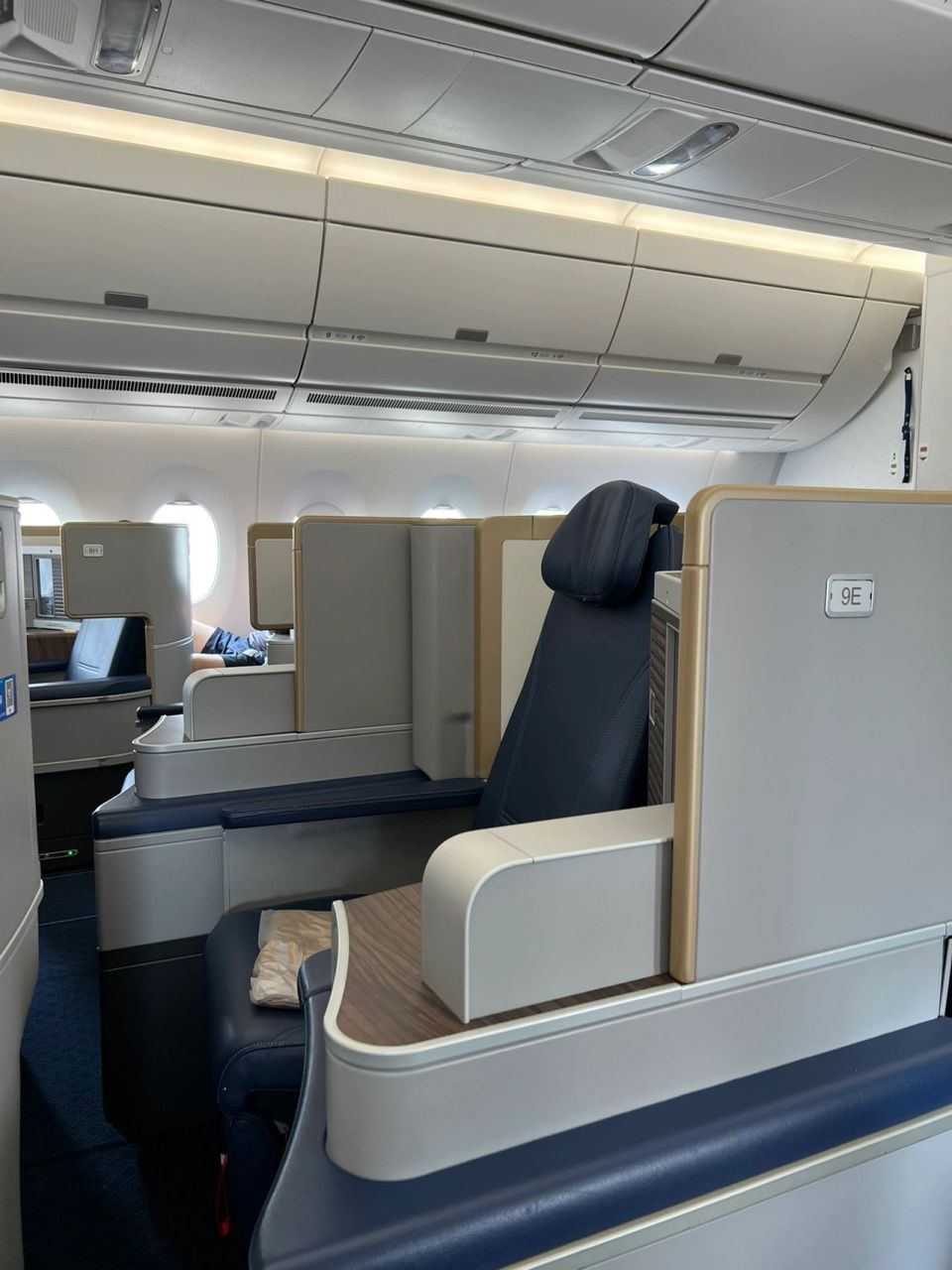 空客350和波音787大飞机头等舱的区别 前面是空客,后面是波音,这几年