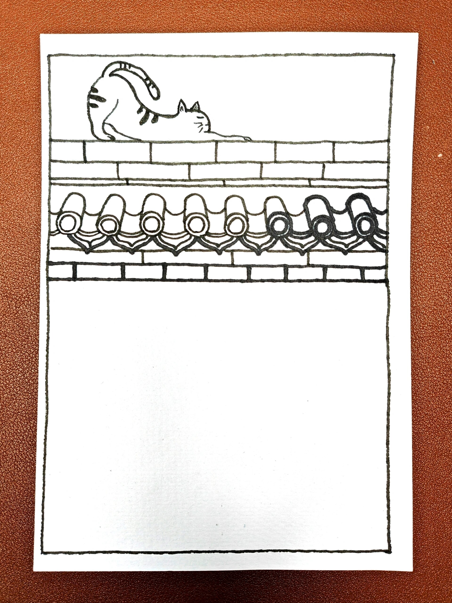 简笔画打卡第35天 故宫简笔画