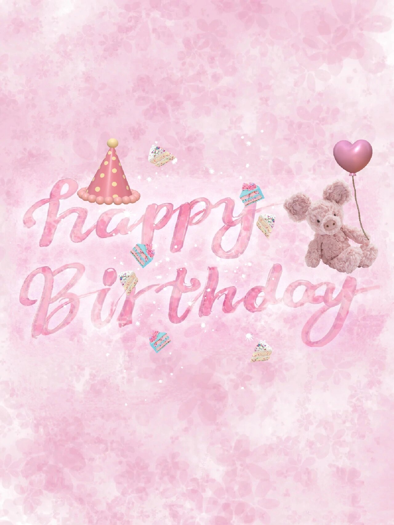 90生日祝福|手写英文花体|要一直快乐