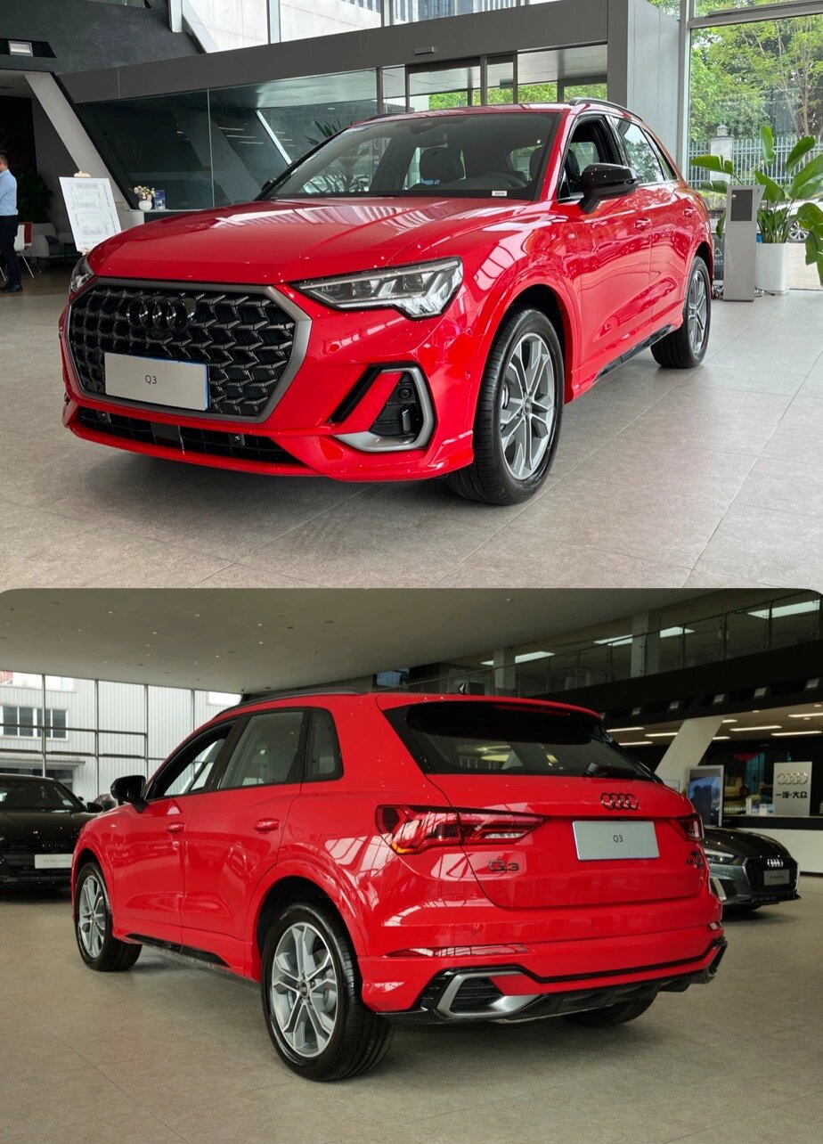 2024款奥迪q3 45tfsi 时尚动感型探戈红 重要通知9090本店新到一