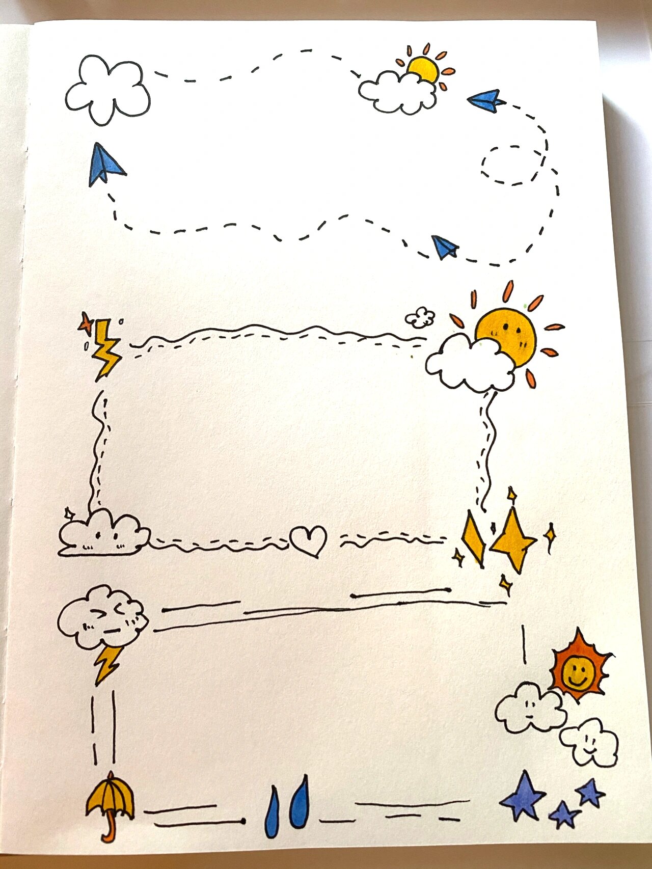 收到一个新本子📒好好看的封面 用来画手帐 手帐素材,手帐分割线