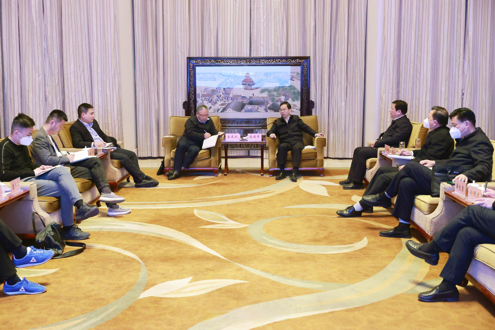 【高建军李湘豫会见中原豫资投资控股集团有限公司党委书记,董事长