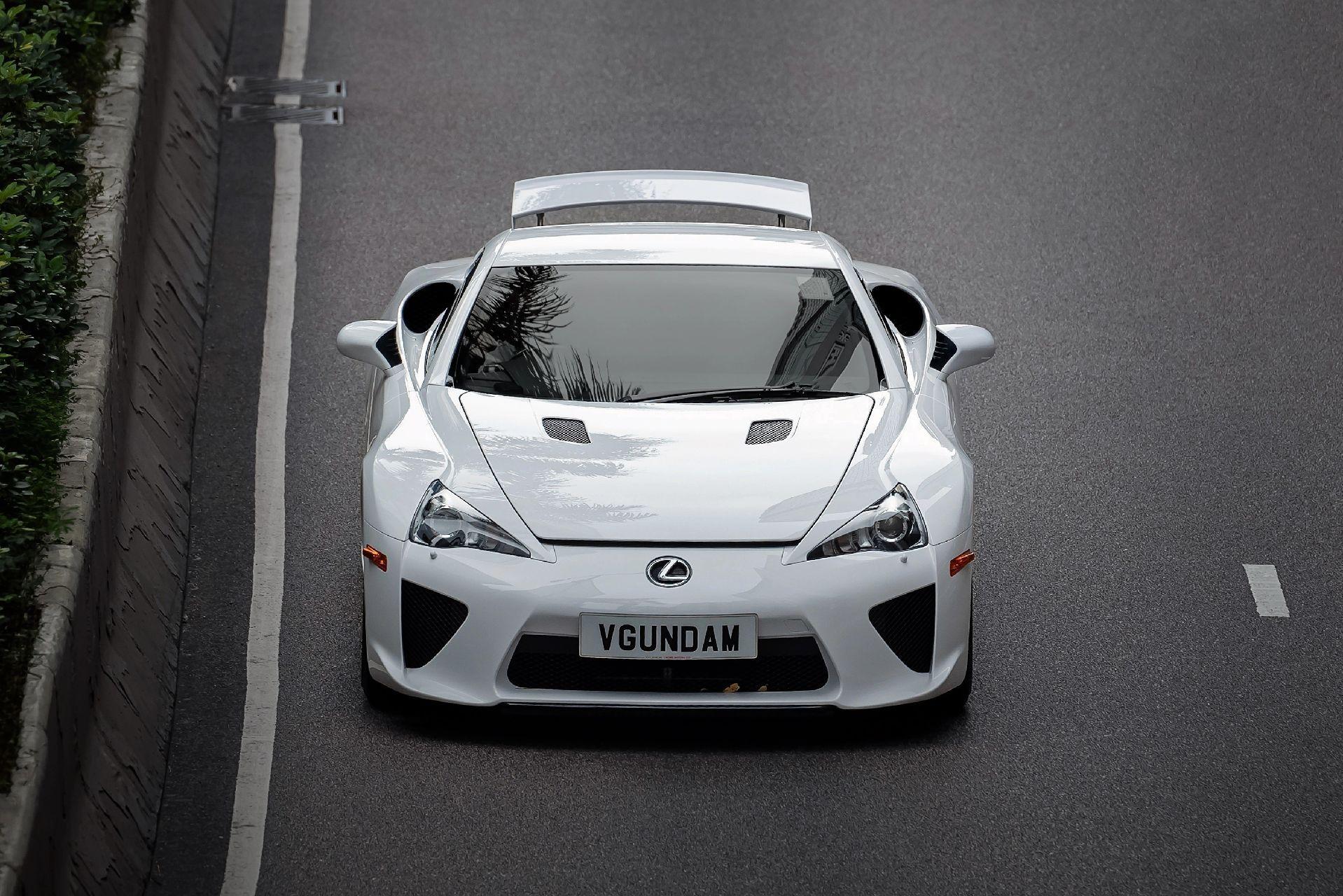 香港汽车街拍-稀有的天籁之音雷克萨斯lfa 超跑 豪车街拍