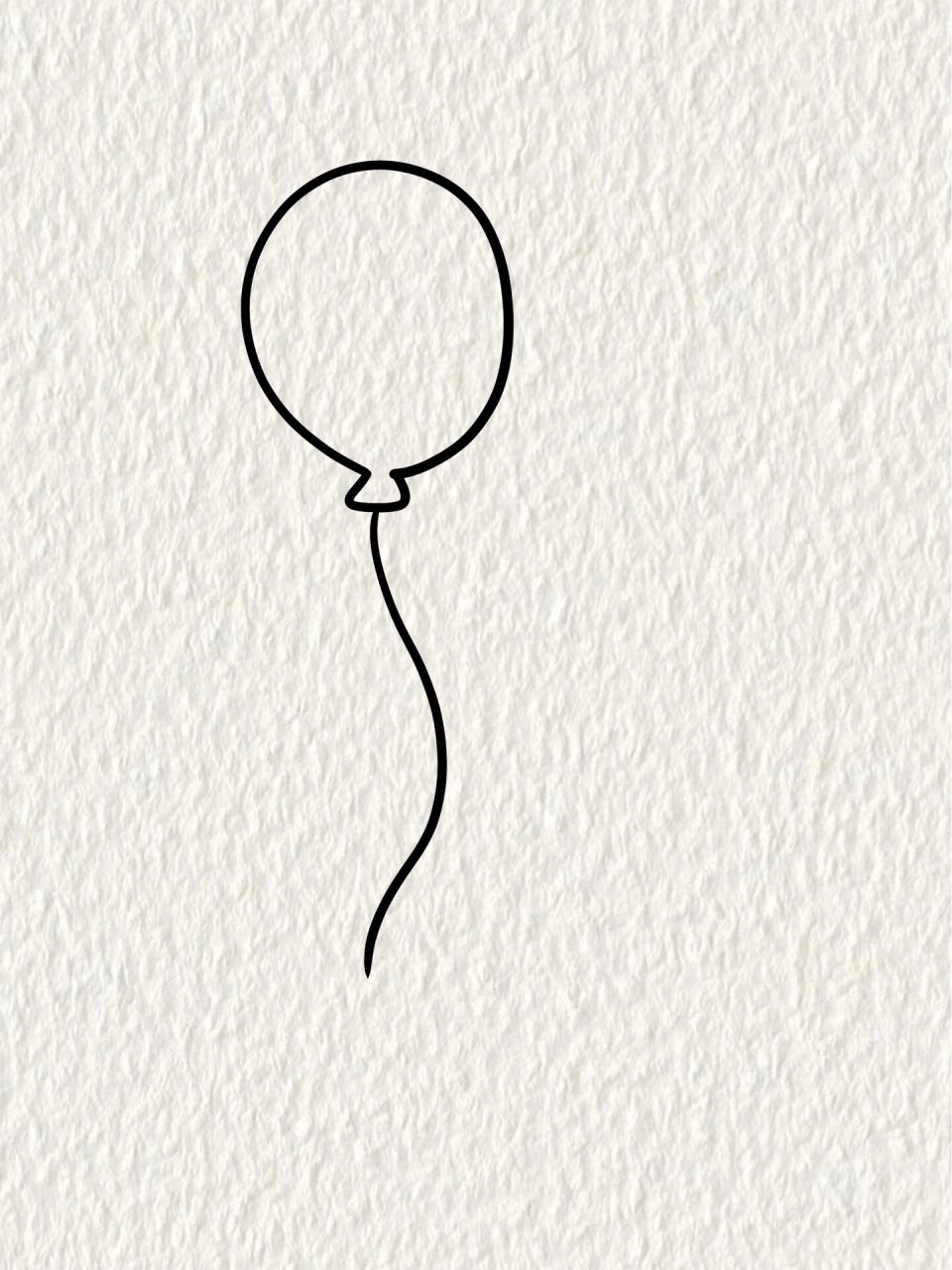 零基础简笔画|氛围感气球画法 打造各种氛围必不可缺的小装饰画