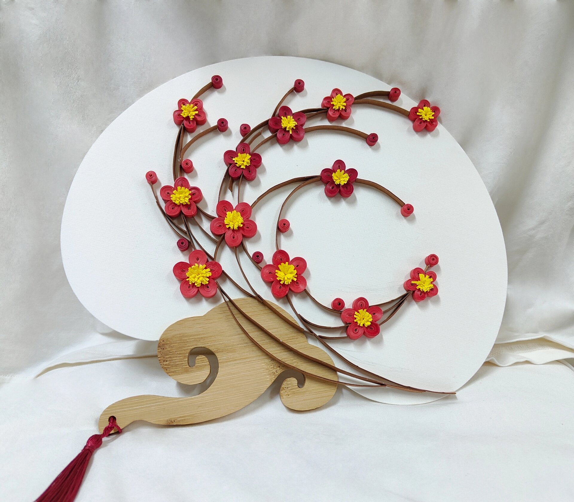 衍纸手工作品 春夏秋冬系列    出多少钱合适啊家人们