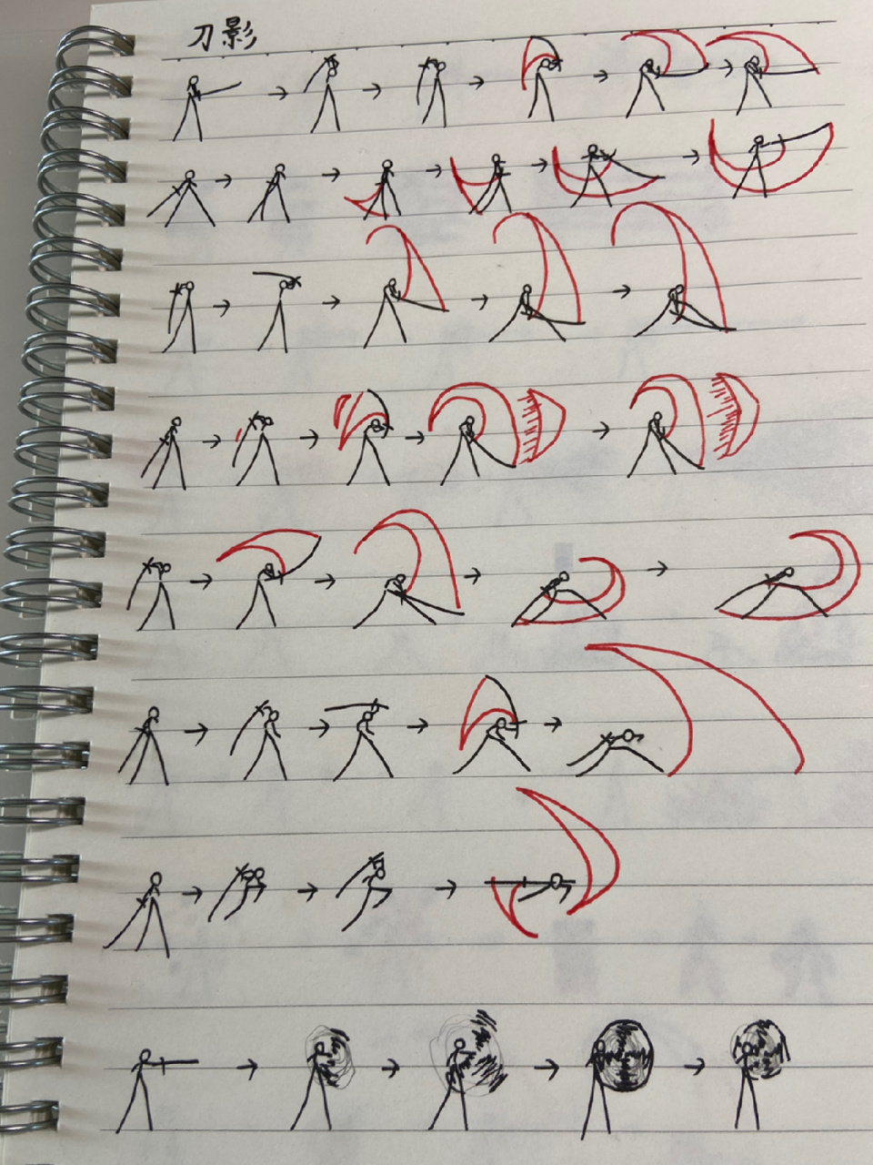 火柴人刀92影画法--附带过程 火柴人刀92影