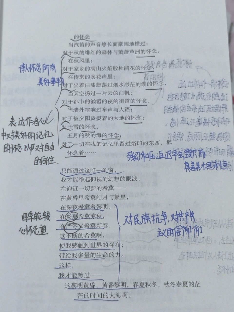 《艾青诗选》—铁窗里 字丑勿喷!初三学生请入!