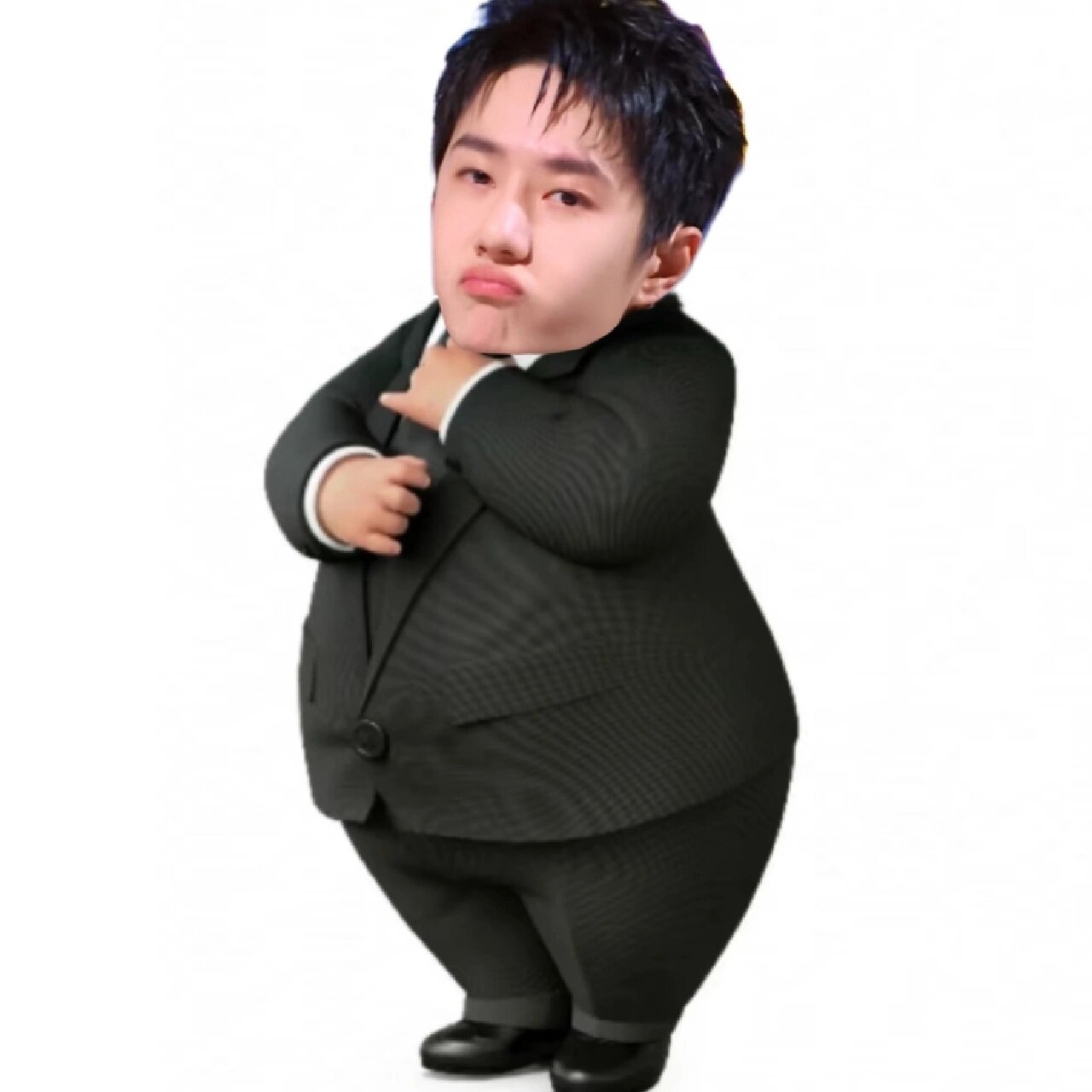 西装表情包|西装小狗 啊啊啊啊跟啵啵太适配了吧!刚好当上王总!