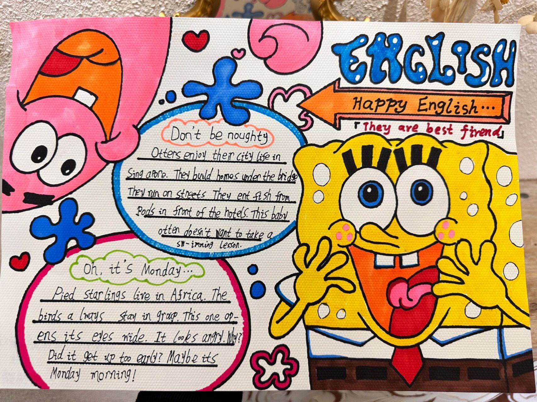 英语手抄报～ 三年级英语作业