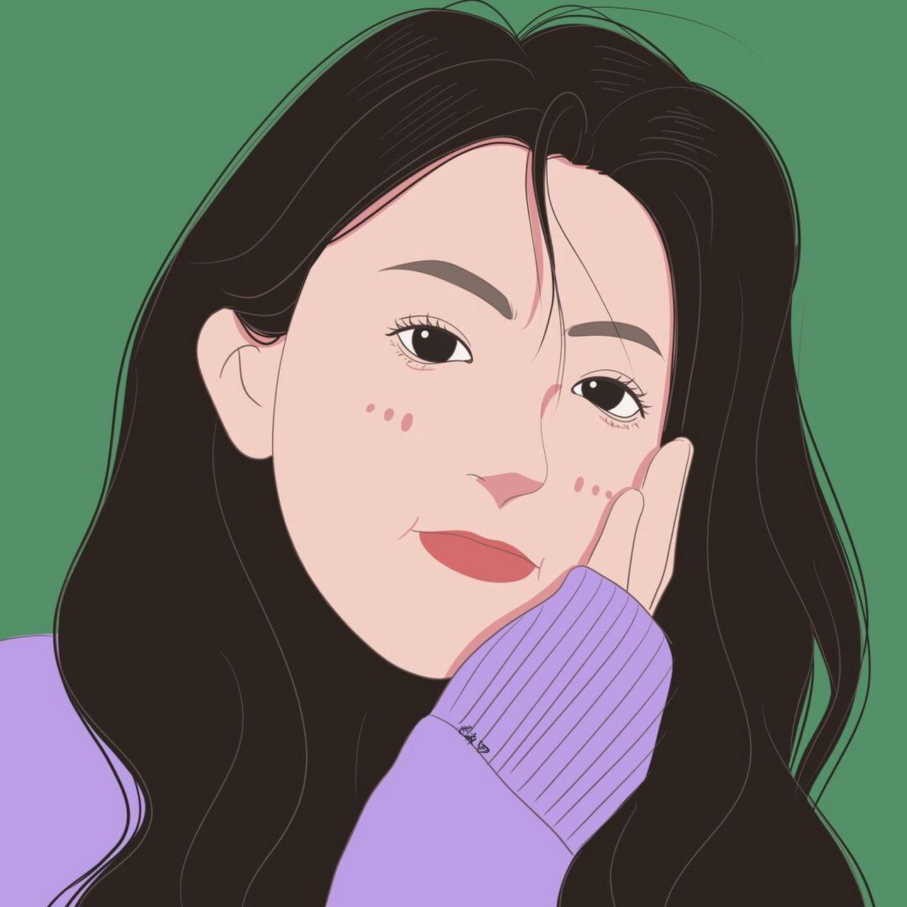 插画 | 头像 | 发财和发小红书每天总得发一 个吧!最好的是一起发!