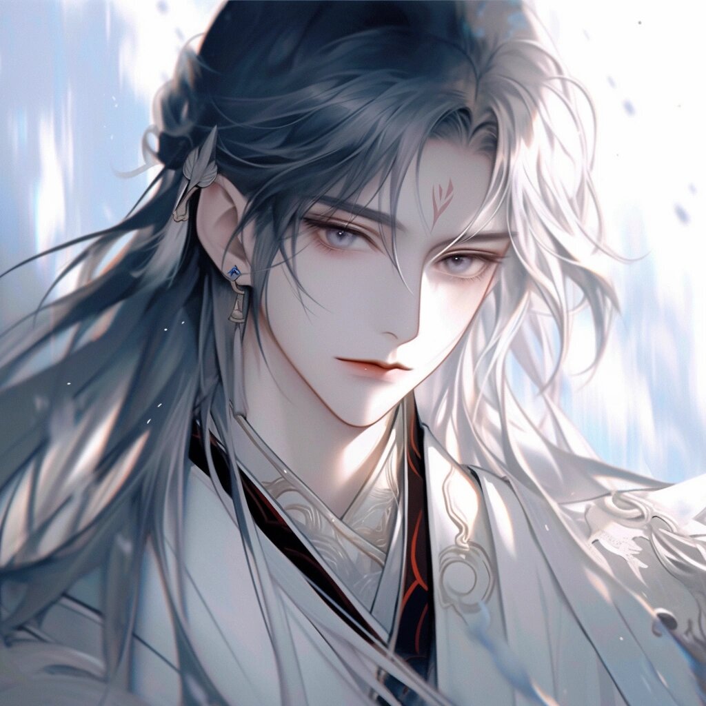 古风高冷帅气少年