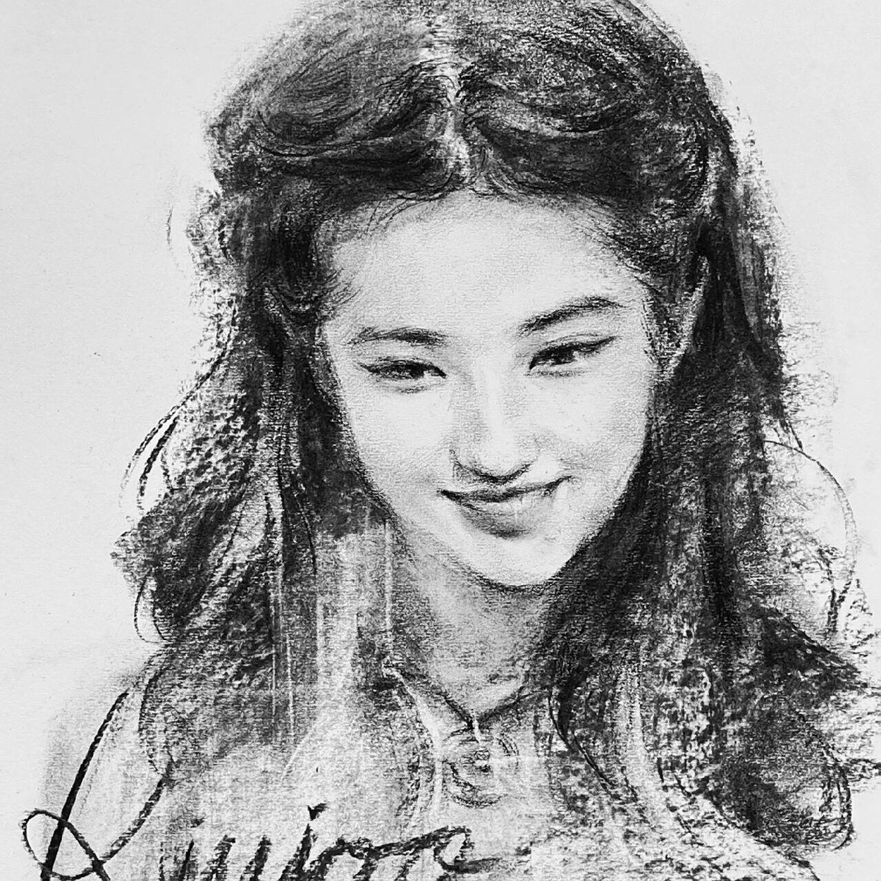 手绘头像|刘亦菲 711461616161616161313436