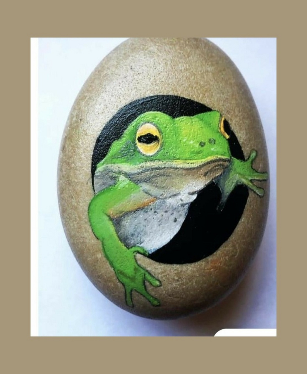 手绘石头画 出来看看世界吧,世界那么大,总要到处看看,做个有见识的