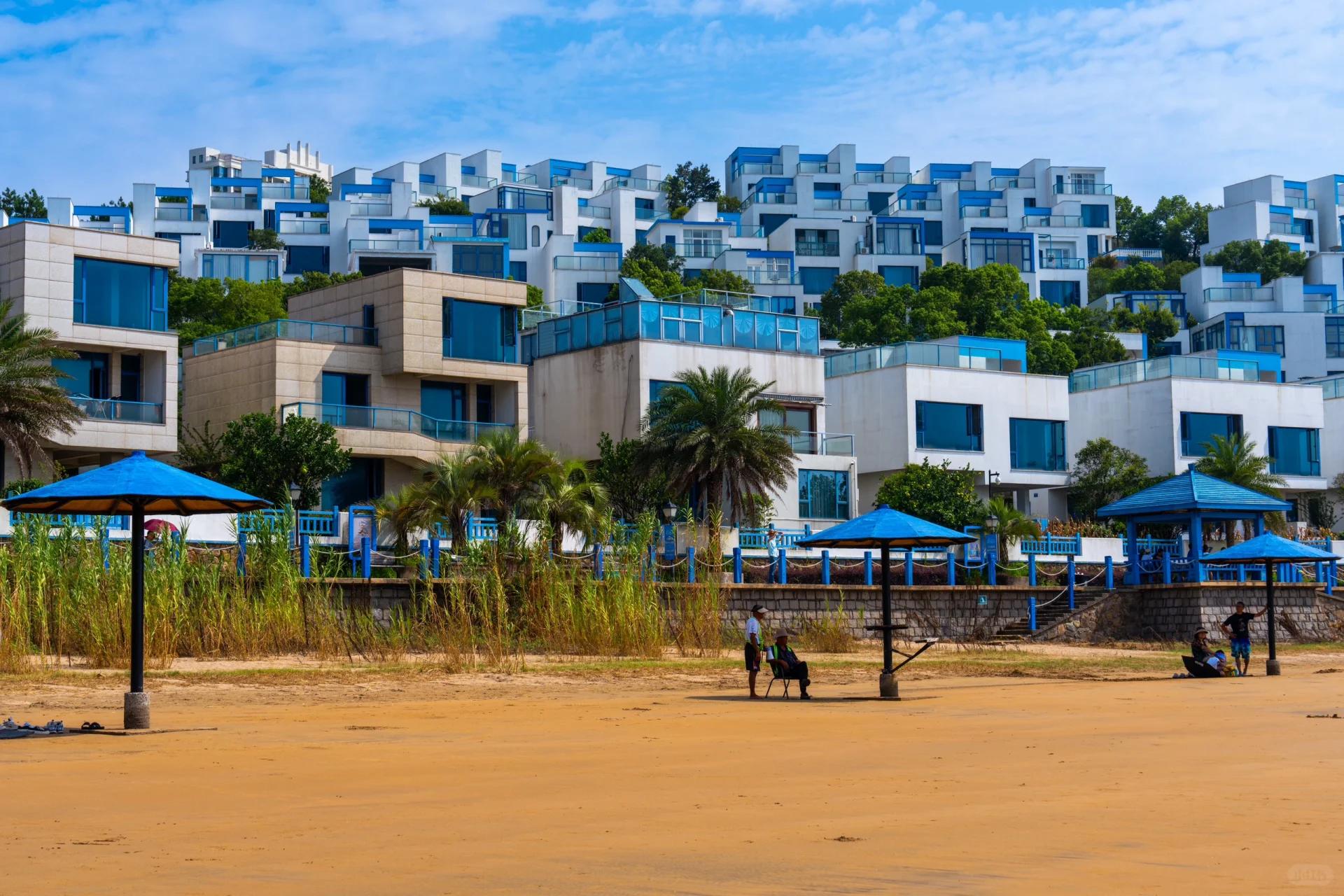 舟山秀山岛蓝白小镇