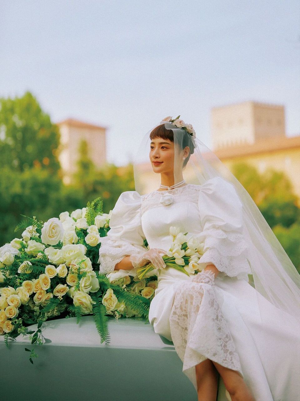 7815拍同款【关注主页】,私信回复"1" - 法式95复古油画婚纱照