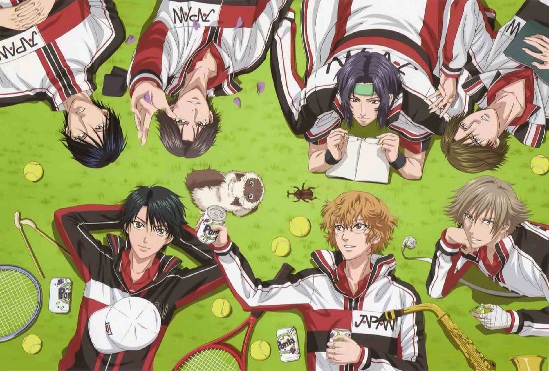 网球王子高清无水印壁纸 出一期网王壁纸,合照.