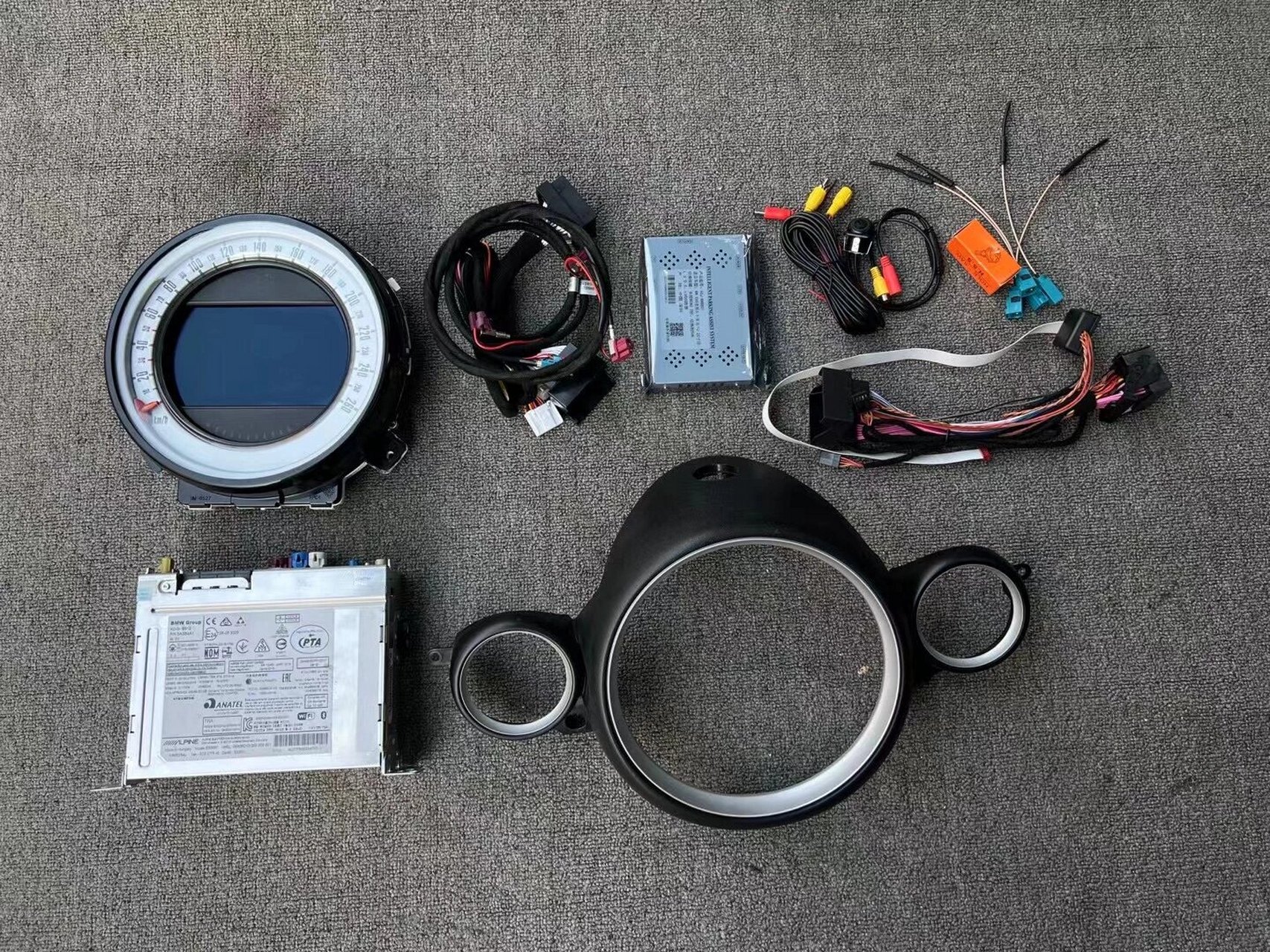 升级原厂evo主机 触摸屏 倒车影像 carplay carlife  原厂件喔#宝马