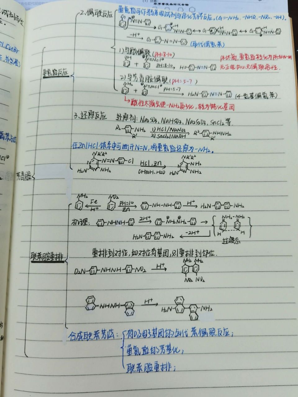 有机化学思维导图第十二章 这一章讲酚,芳香胺,杂环.