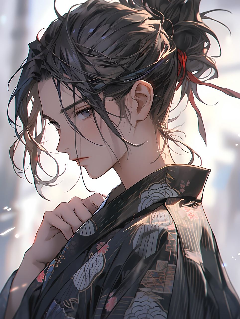 7315男生头像丨漫画武士头