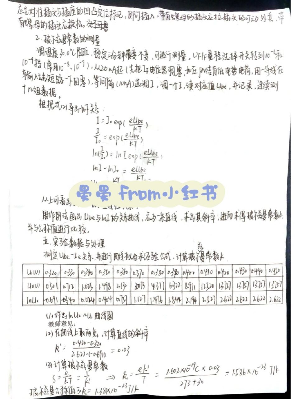 玻尔兹曼常数的测定