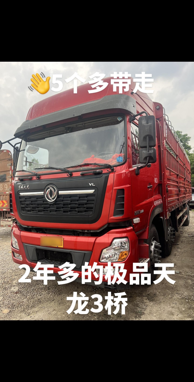 生意不好处理,处理了找个厂打螺丝了,2年多的9米6三桥天龙只要5个多就