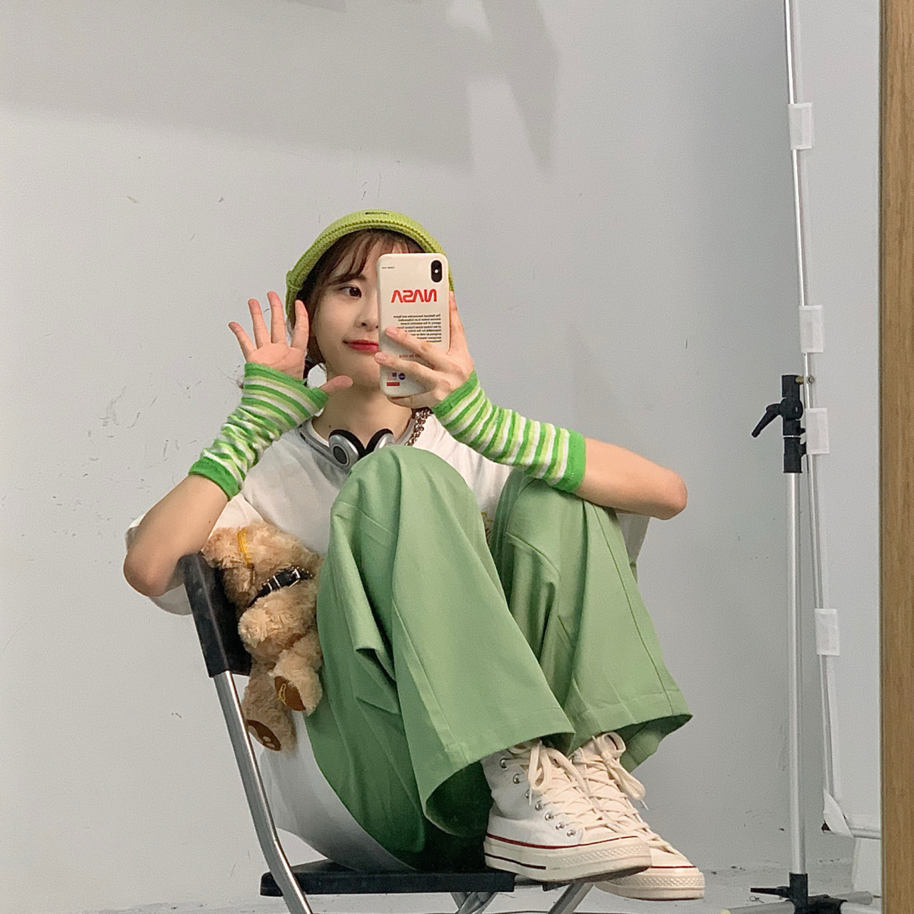 y2k复古蒸汽波穿搭|98平平无奇撞色小天才 今日是95薄荷冰淇淋