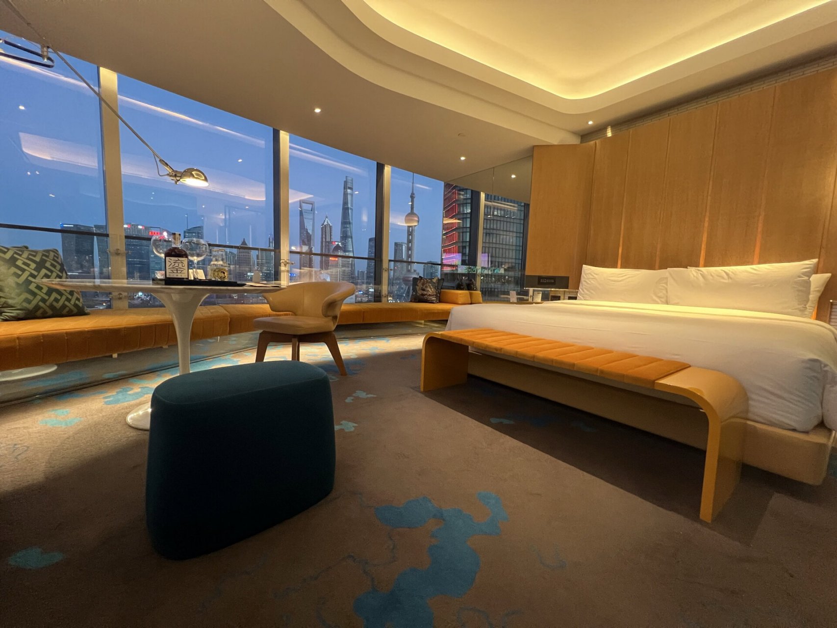 上海外滩w酒店 壮美客房双早2188 风尚客房双早2888 奇幻套房双早3588