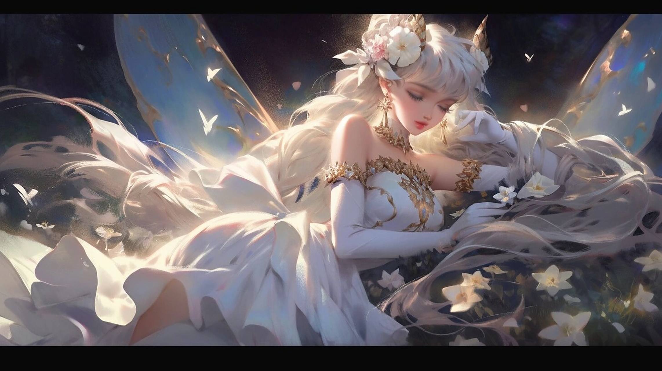 仲夏夜之梦-美战版4k高清壁纸 横版4k高清壁纸, 美战cos王者貂蝉仲夏