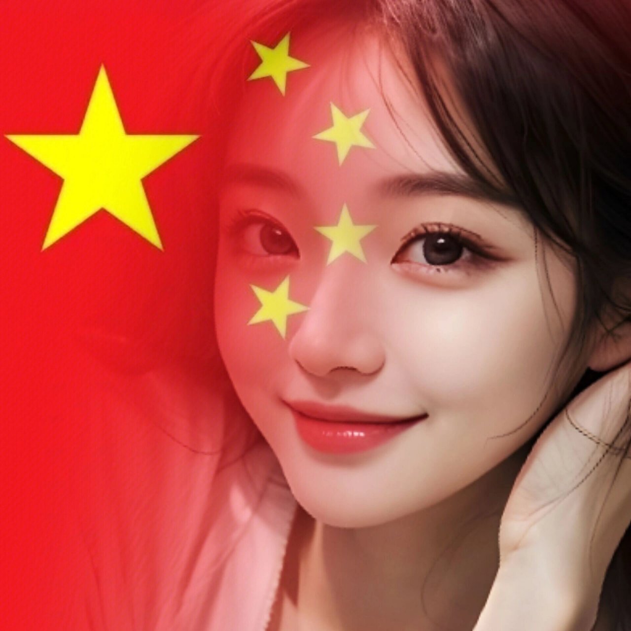国庆##中国红# #女生#头像