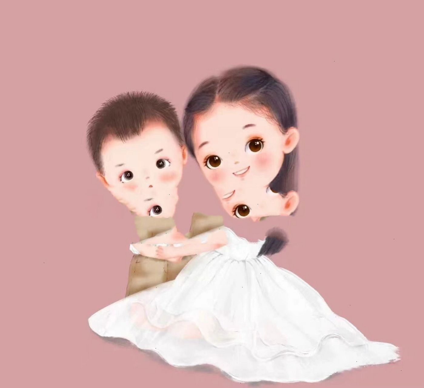 两个宝宝头像|兄妹|姐妹|姐弟|兄弟 头像篇 承蒙你们出现 够我欢喜一