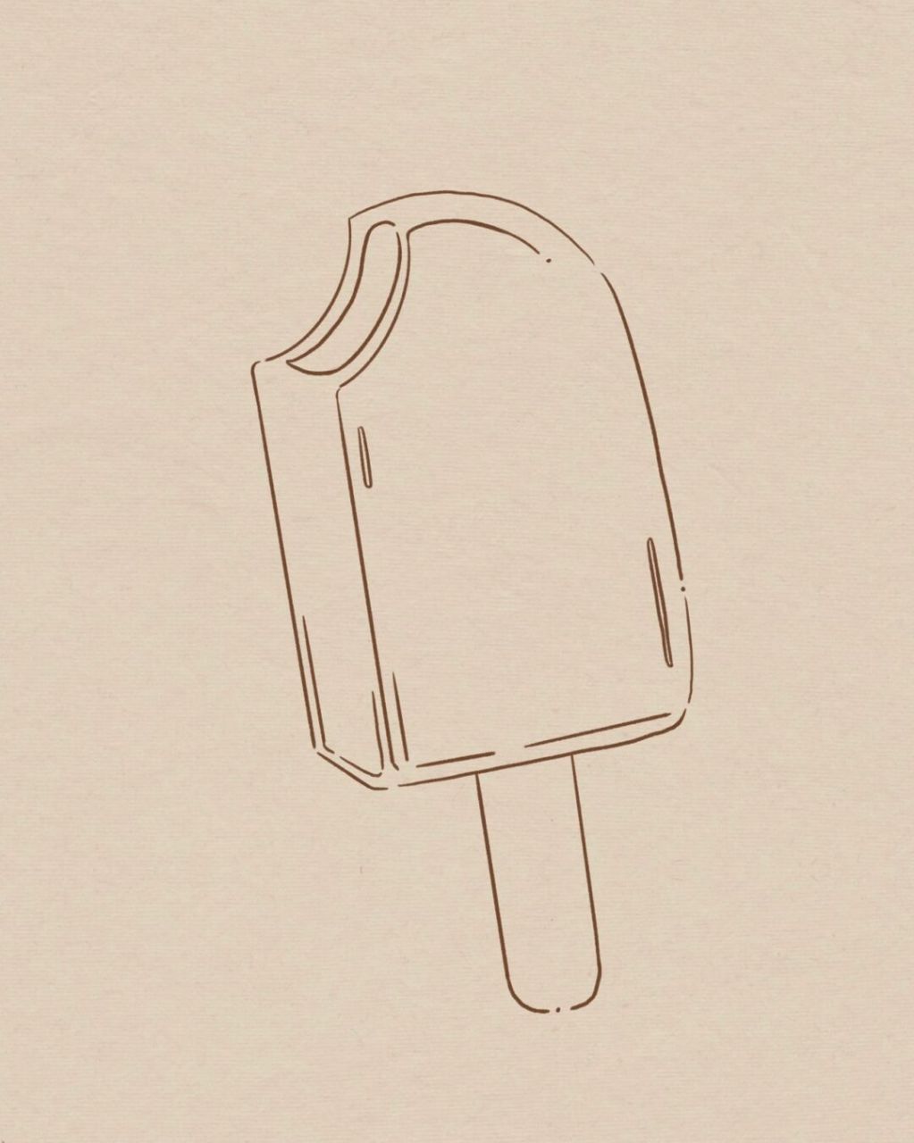 云朵冰棍简笔画|附过程 临摹 #画个简笔画# #简笔画教程# #画画# #简