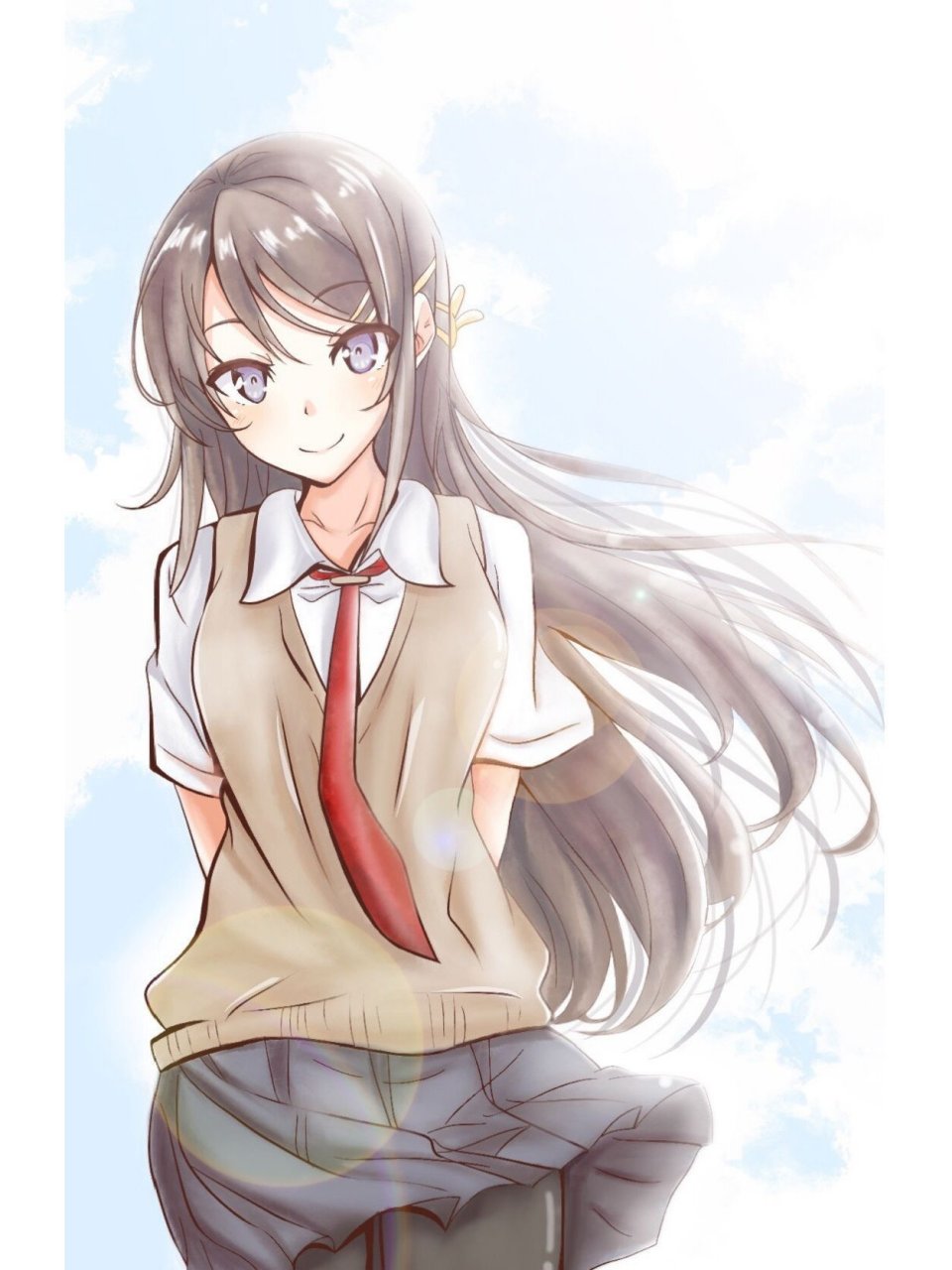 樱岛麻衣学姐壁纸 麻衣学姐来啦