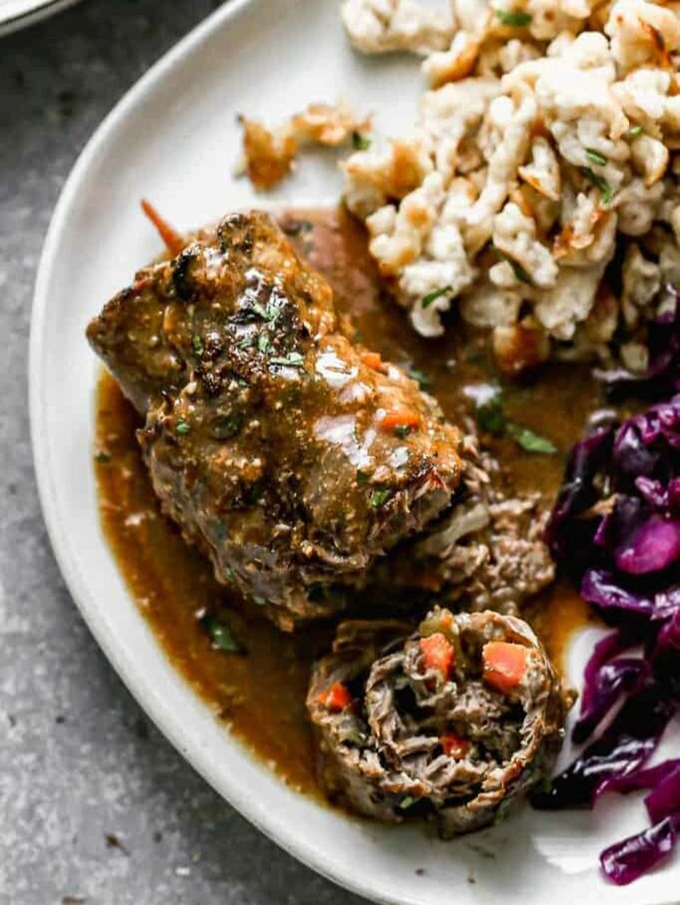 德式牛肉卷 | 在家也可做出高颜值料理94 德国肉卷是用薄牛肉片做成