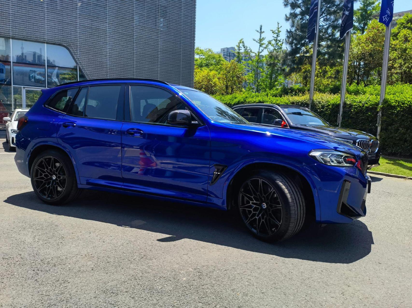 bmw x3 m滨海湾蓝.