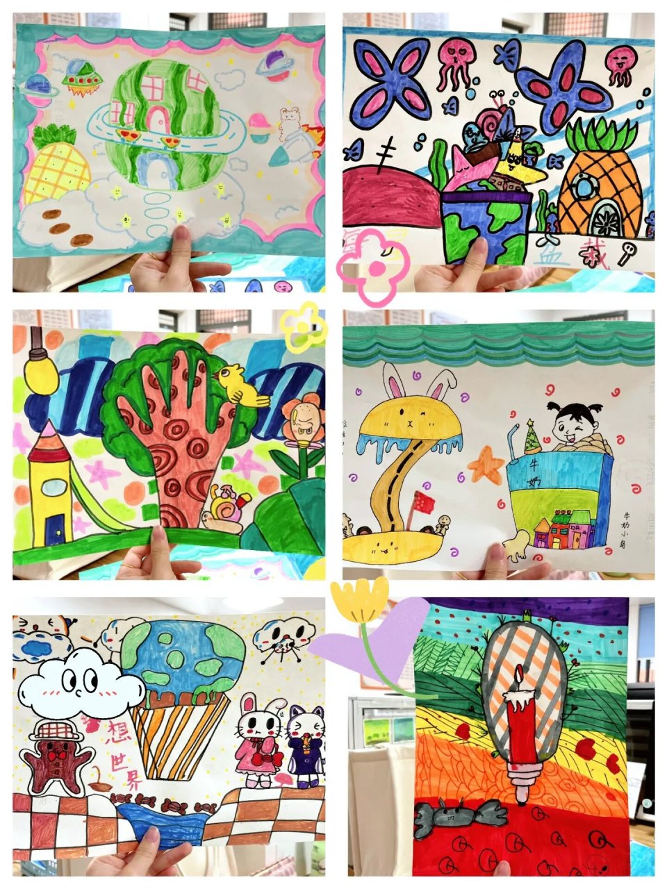 小学作品/三下/第七课变幻无穷的形象 开动脑筋,发挥想象,简单的形象