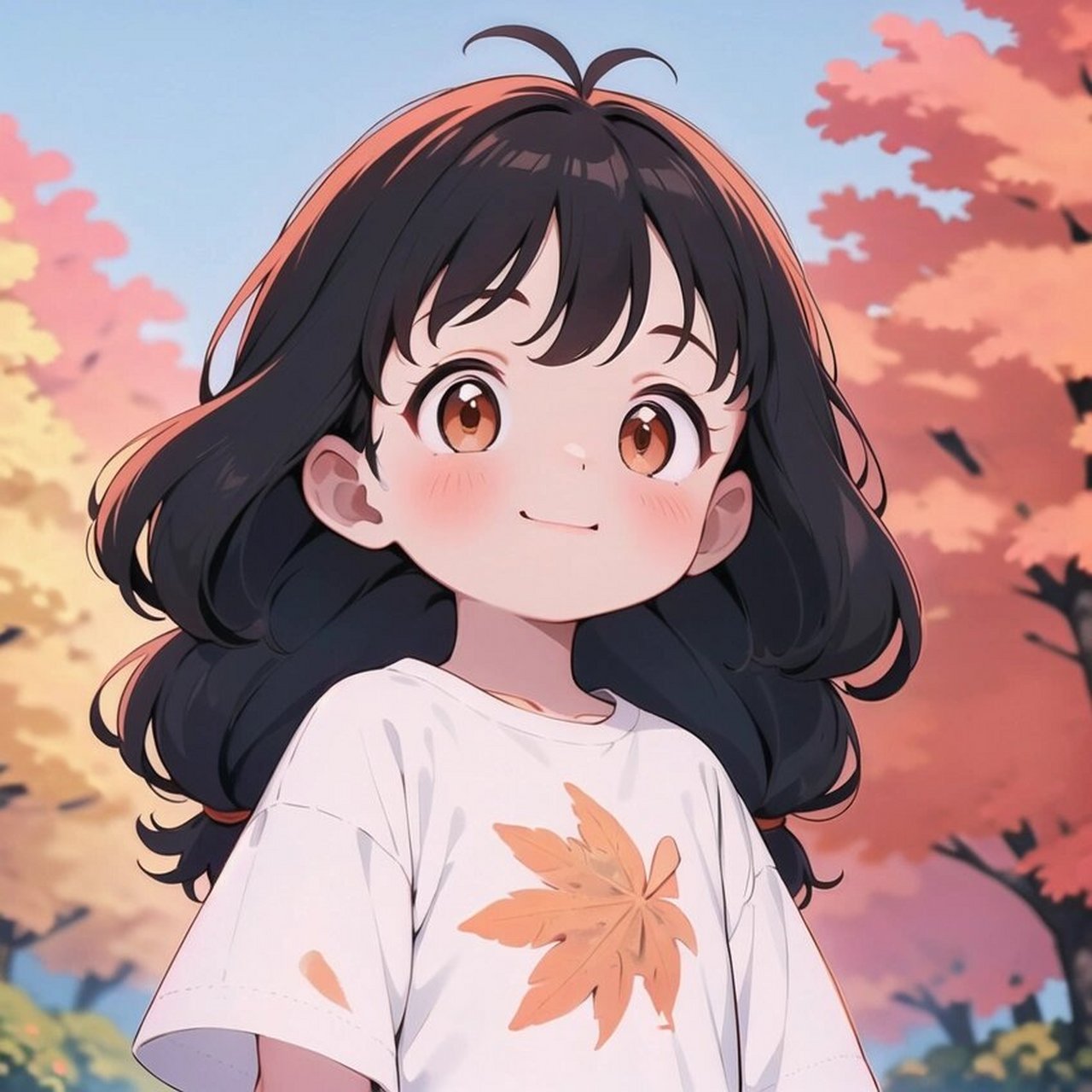 动漫情侣头像|听说秋天和枫叶更搭哦93