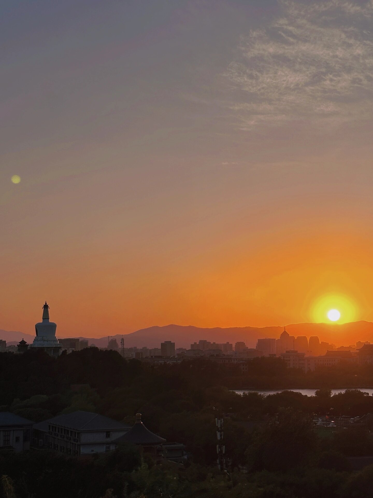 夕阳下的紫禁城|北京