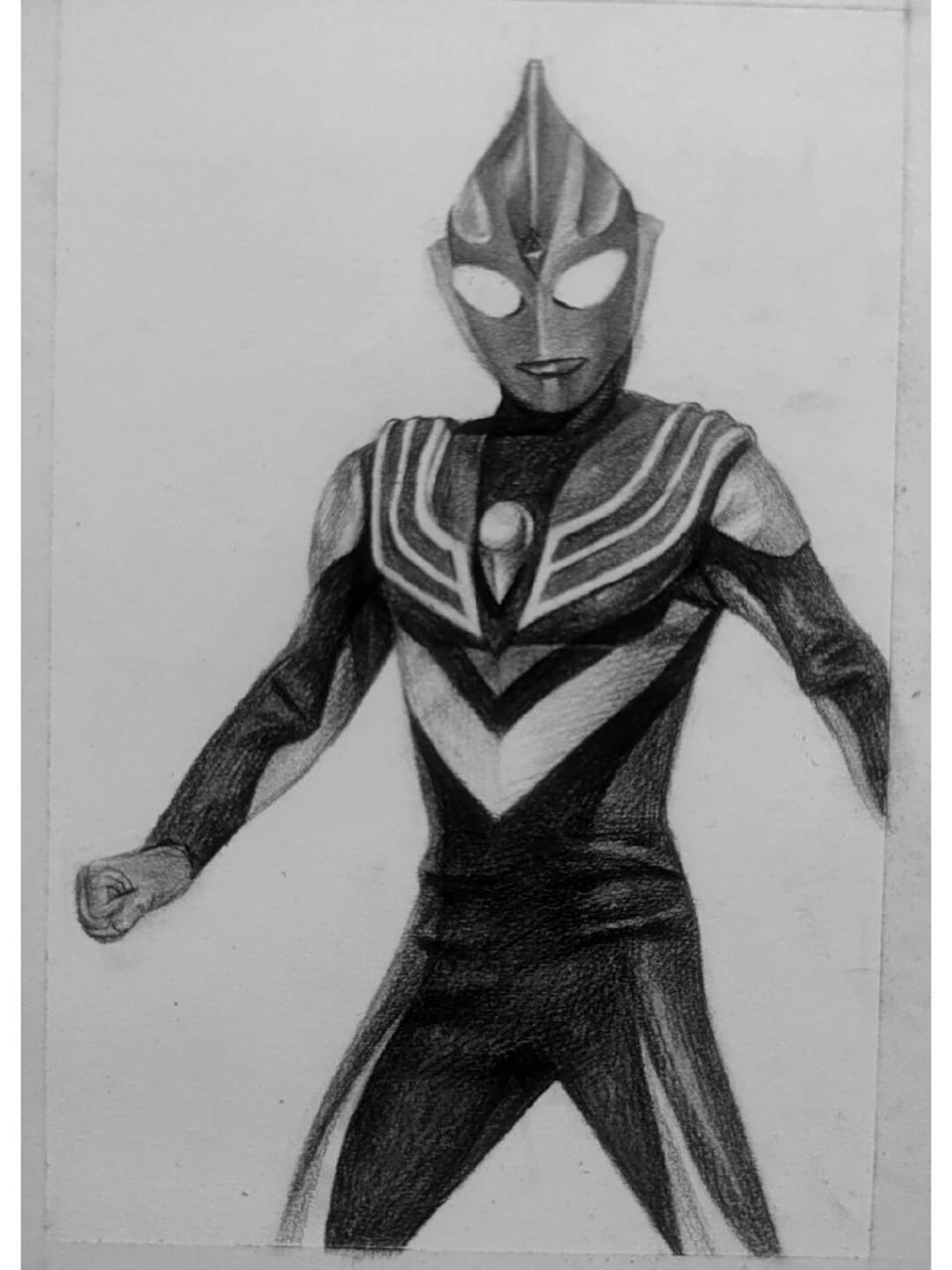 迪迦奥特曼(步骤图) 素描迪迦奥特曼 迪迦·奥特曼是日本特摄剧《迪迦