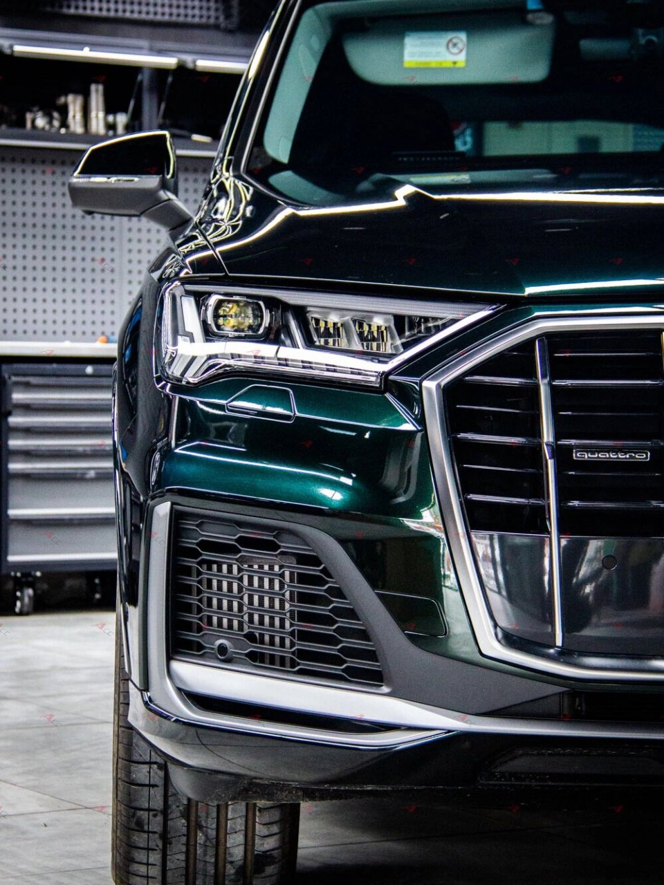 奥迪q7改色祖母石绿 你有没有特别想要的颜色 ——来自北京【acc奥迪