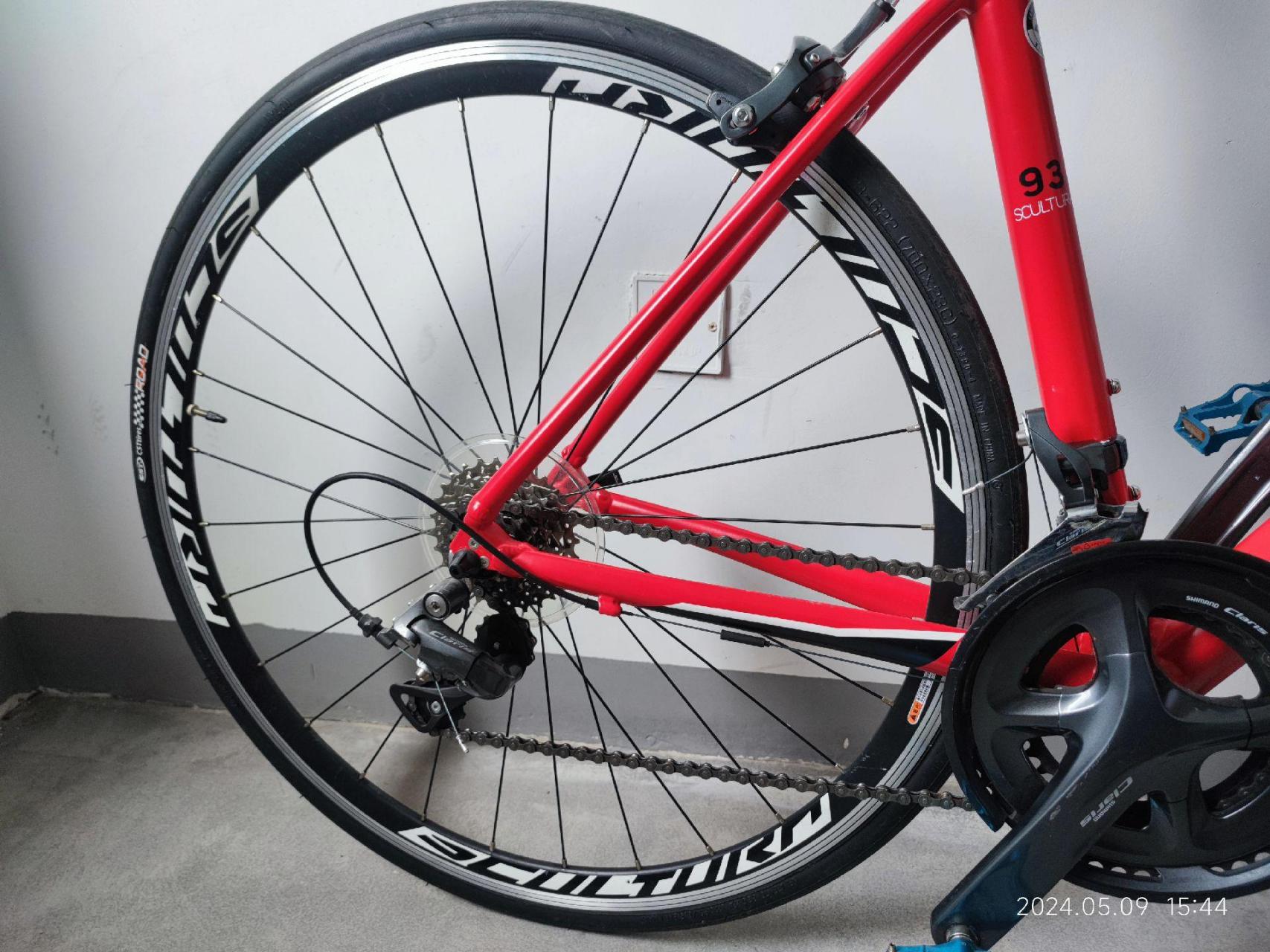 包邮——24款95新美利达斯特拉93公路车 原价3698,买来大半年,骑得不