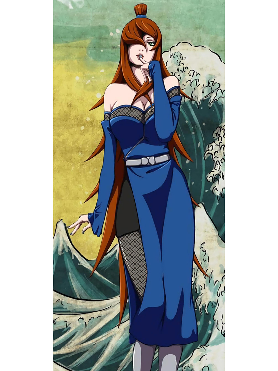 水影大人,照美冥 水之国·雾隐村的第五代水影,拥有"溶遁"和"沸遁"