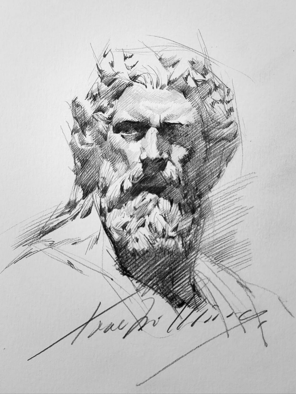 自动铅笔速写|再忙碌也别忘了画两笔呀  没时间就画的小小的67忙碌