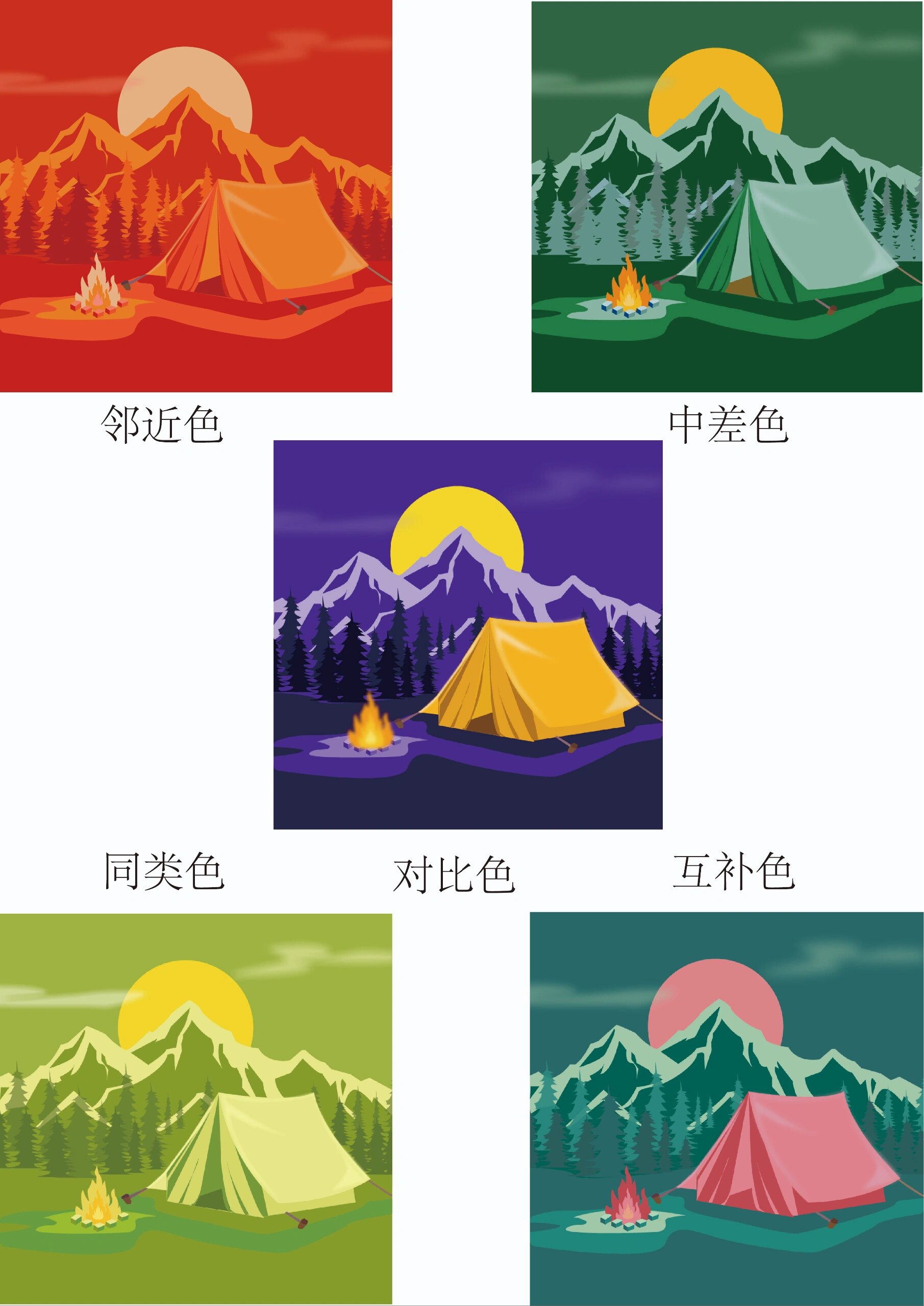 色相对比(接作业)