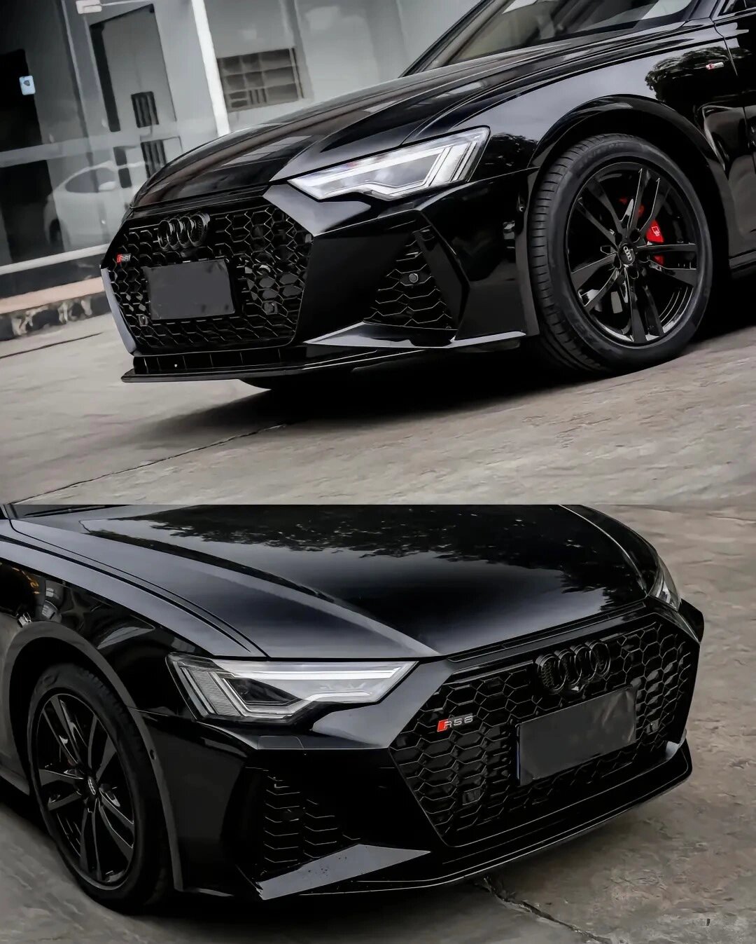 奥迪a67015黑武士改色案例 地址:圣佳汽车贴膜上海嘉定店