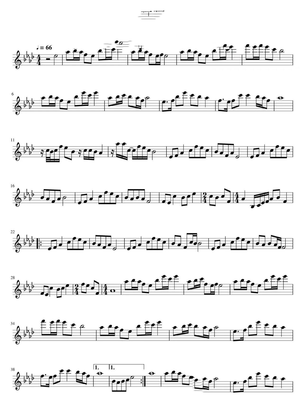 你们要的《万疆》小提琴谱来了