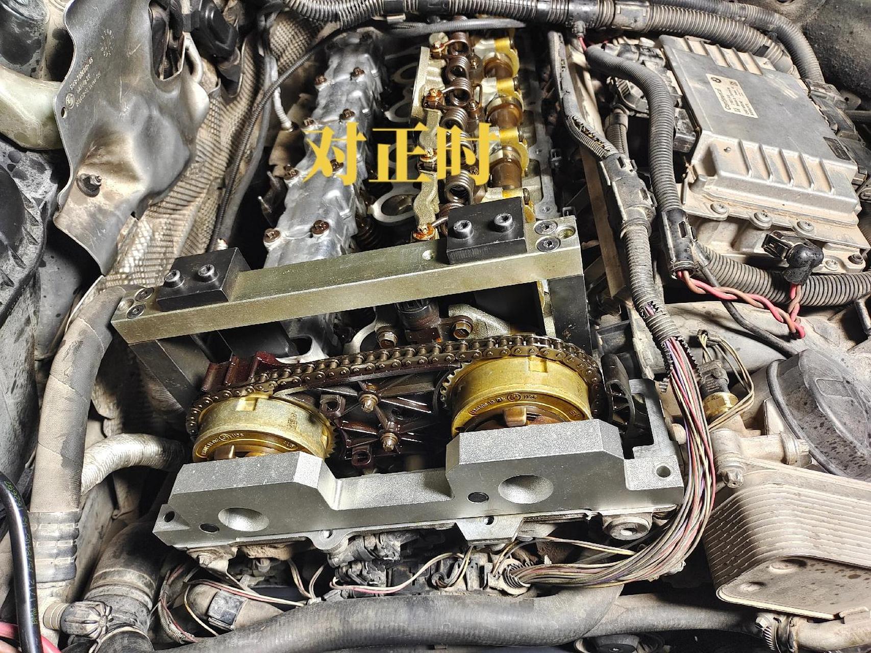 创作灵感 宝马7系n52发动机vanos故障,更换vanos电磁阀故障依旧,凸轮