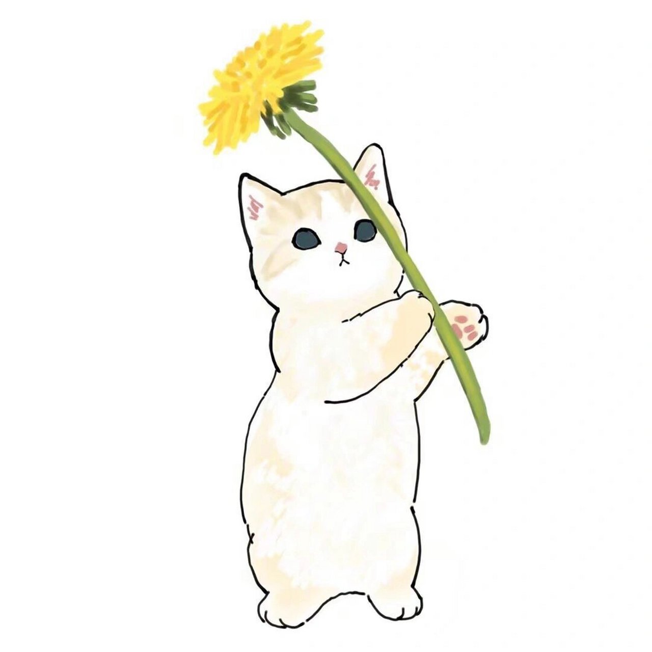 治愈系贪吃小猫咪73软萌可爱动漫插图 谁家还没个猫主子了01 宝贝