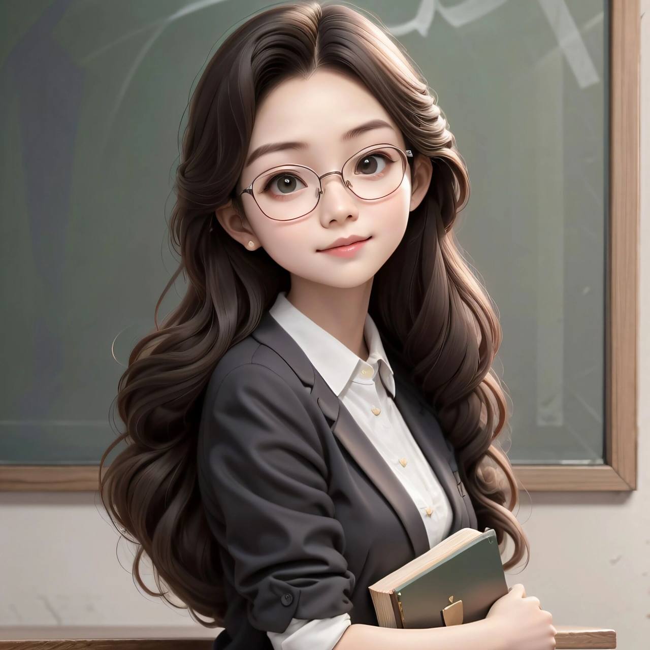 女生头像99996992职业系列之老师(语文老师) 姐妹们觉得怎么