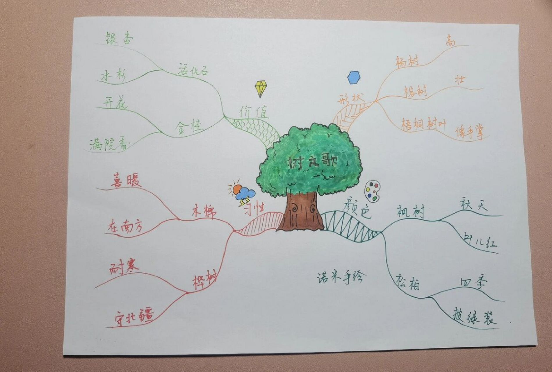 二年级语文上思维导图图片