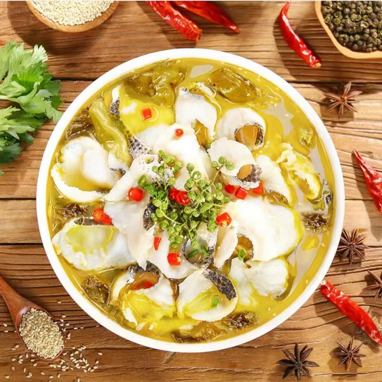 酸菜鱼图片大全高清 酸菜鱼是一道源自中国的传统美食,以其酸辣可口